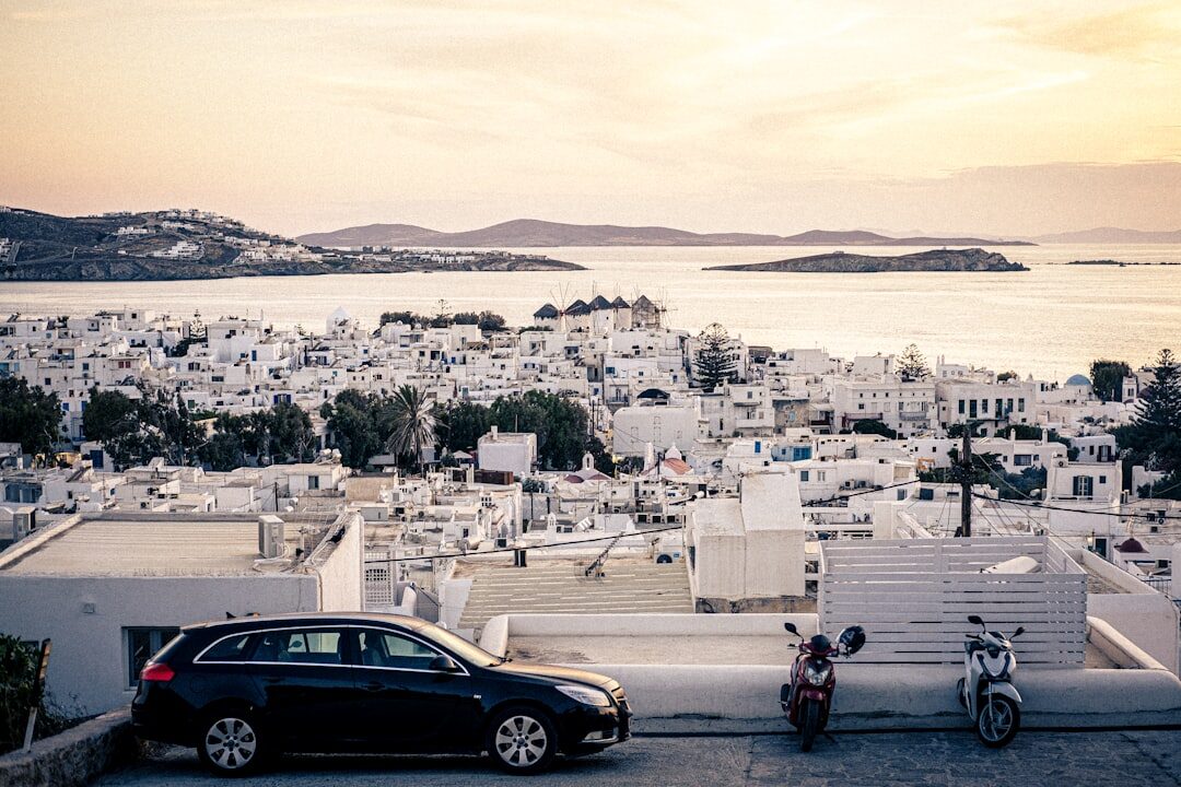 santorini island view
